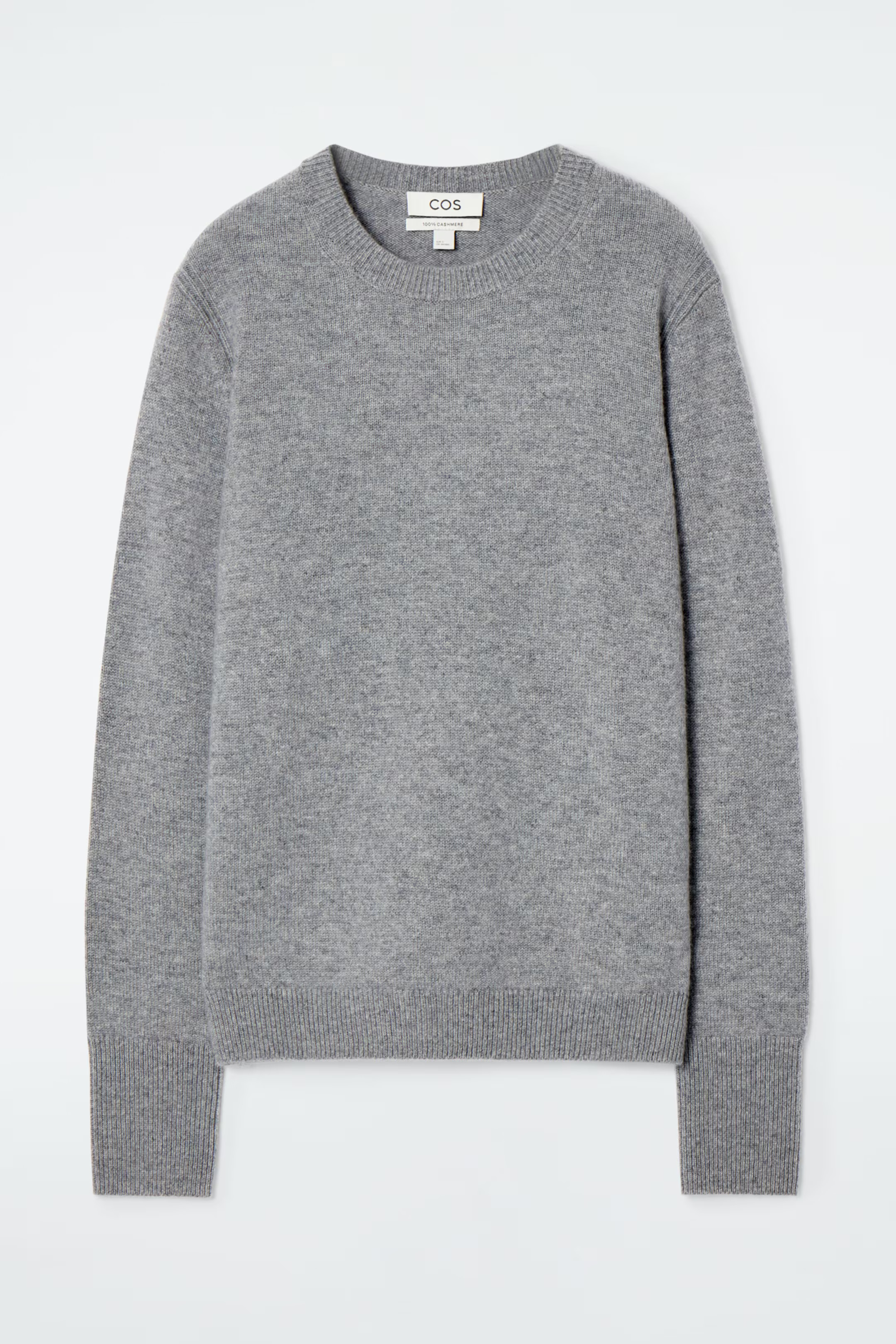 PURE CASHMERE JUMPER - GREY | COS UK