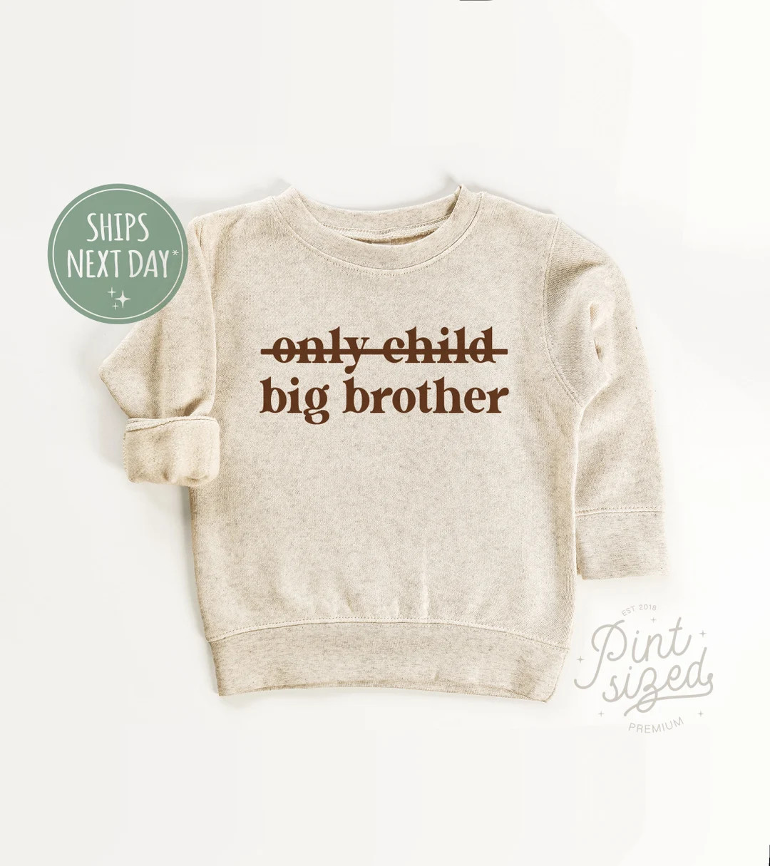 Big Brother Sweatshirt Retro Big Brother Sibling Pullover Cute Big Brother Gift Announcement Crew... | Etsy (US)