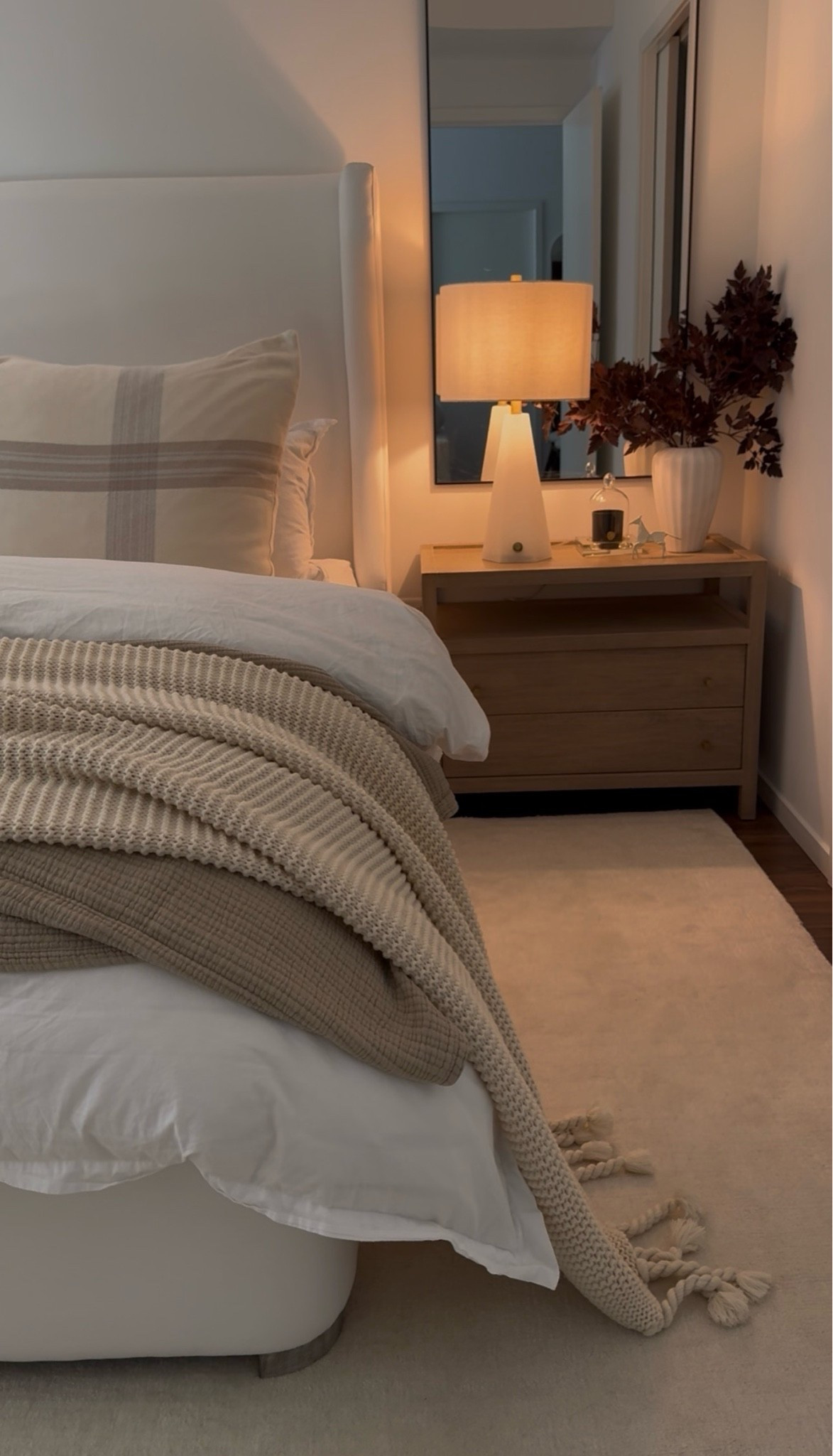 Organic modern bedroom styling🖤

#LTKHome
