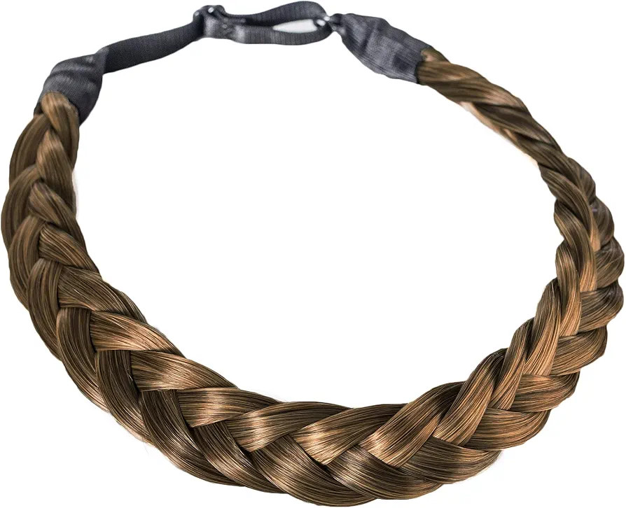 Madison Braids Womens Braided Headband Hair Braid Natural Looking Synthetic Hair Piece Extension ... | Amazon (US)