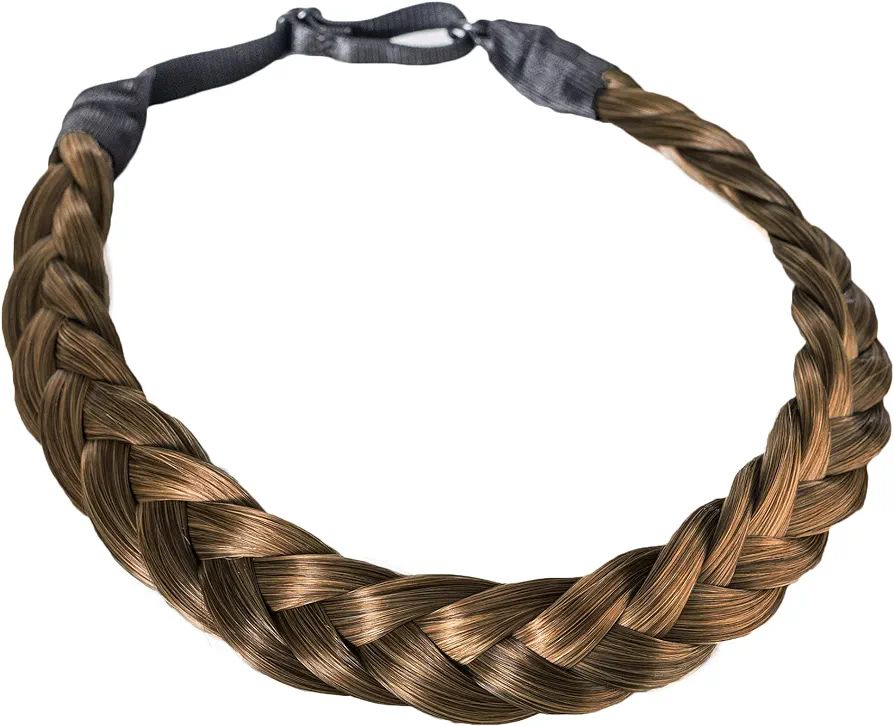 Madison Braids Womens Braided Headband Hair Braid Natural Looking Synthetic Hair Piece Extension ... | Amazon (US)