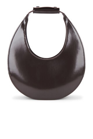 Staud Moon Tote Bag in Chocolate | FWRD 