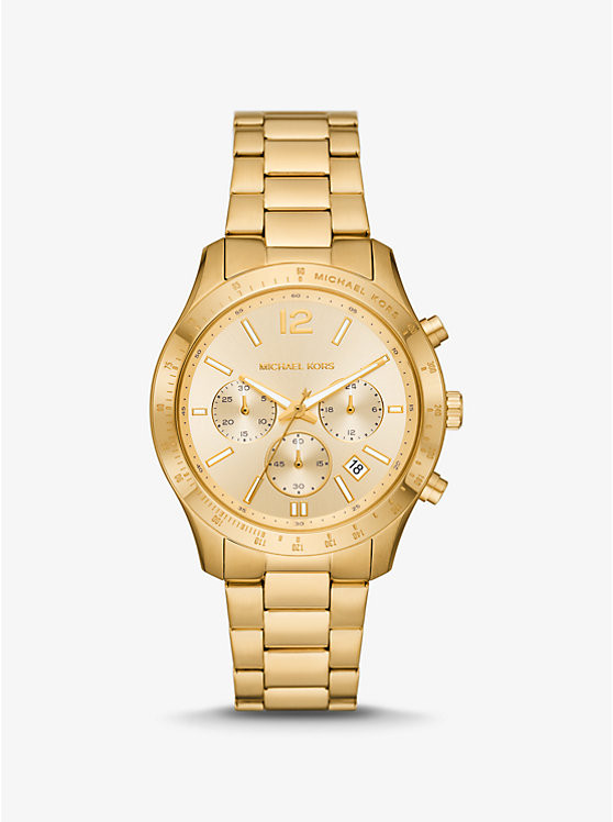Oversized Berkley Gold-Tone Watch | Michael Kors US