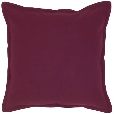 20"x20" Oversize Solid Square Throw Pillow - Rizzy Home | Target
