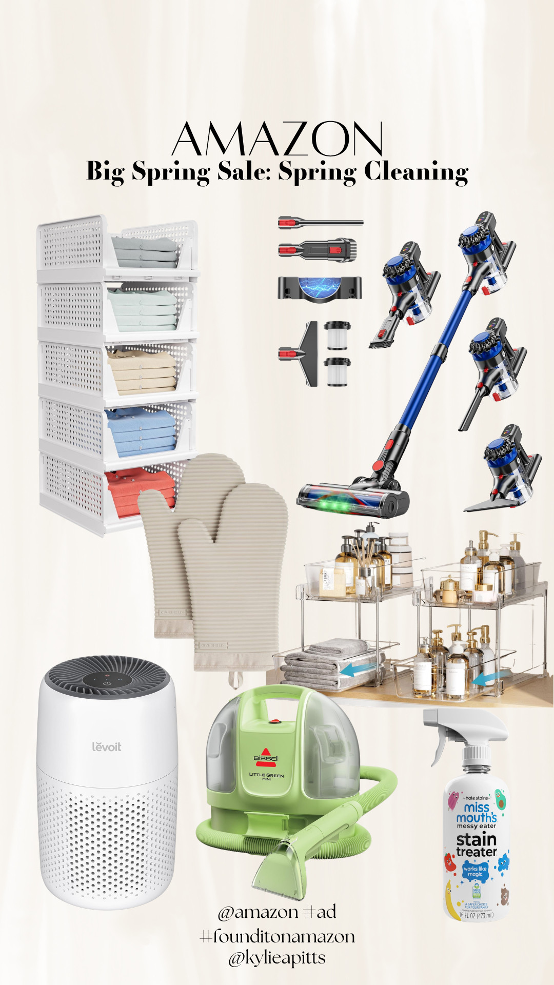 #ad @amazon has the best deals on all things spring cleaning and organizing for their Big Spring Sale! Here's what I ordered! #founditonamazon 

 