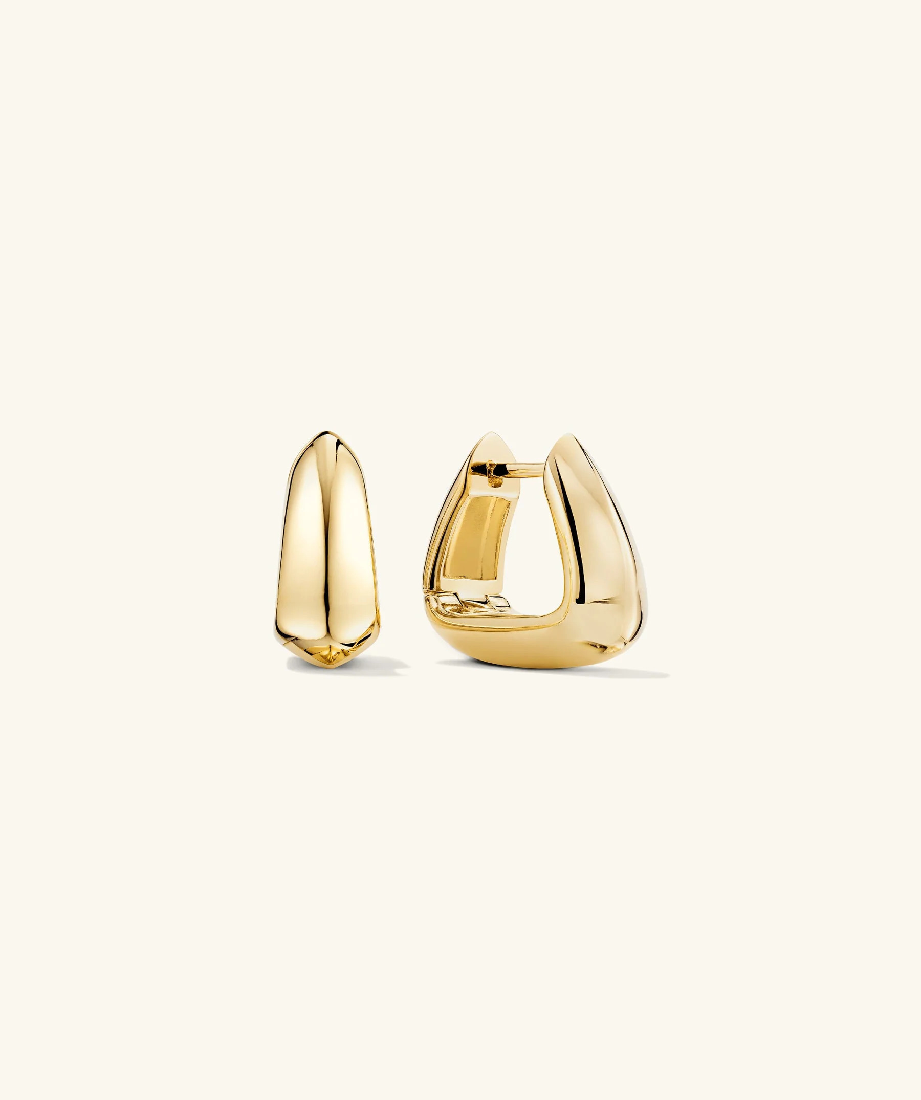 Patra Medium Hoops | Mejuri Fine Crew
