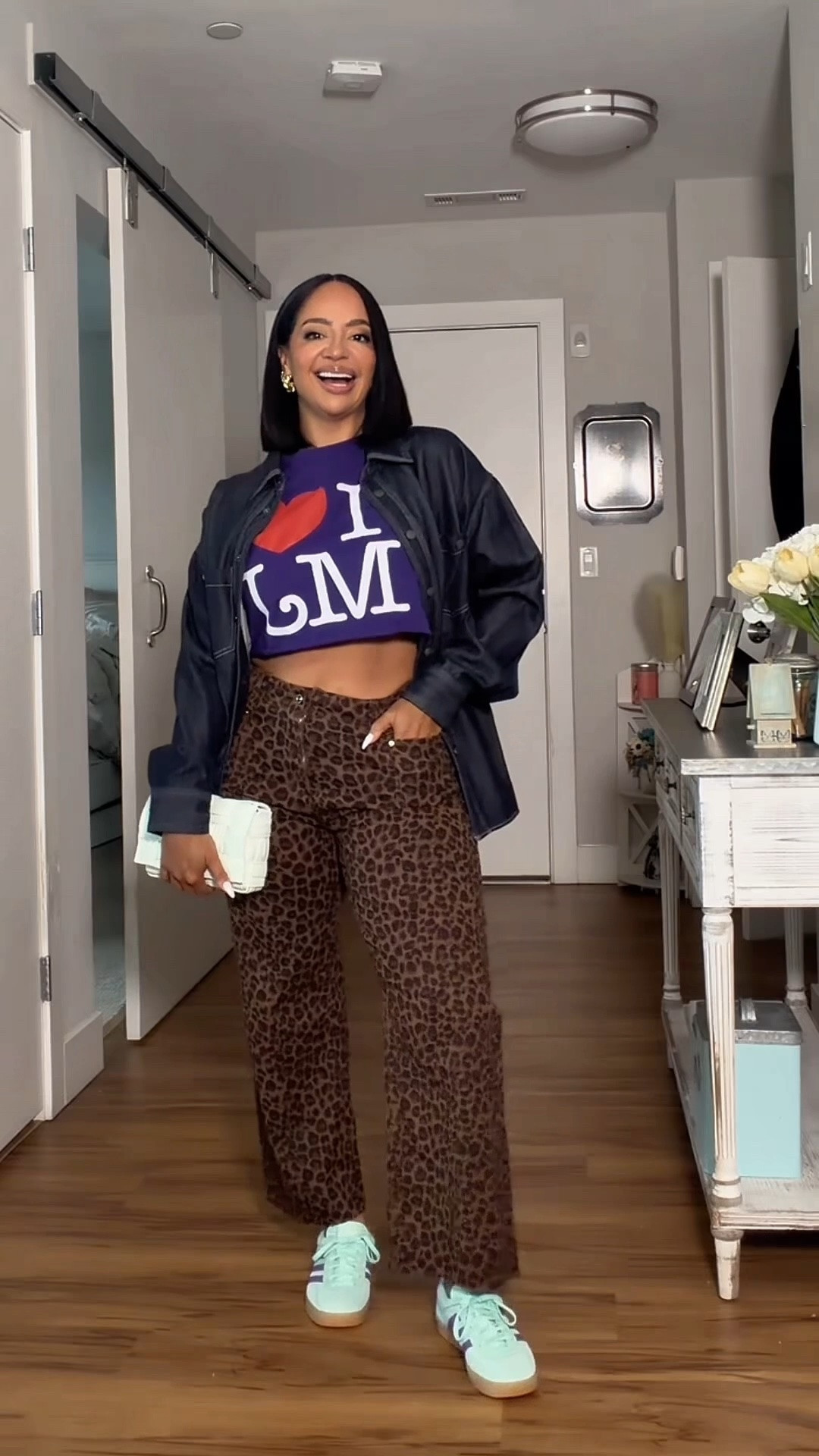 Let’s put together an outfit to go see the Michael movie for the third time 💁🏽‍♀️🫶🏽🖤🎶

Michael Jackson 
casual outfit 
leopard jeans

#LTKOver40 #LTKPetite #LTKootd
