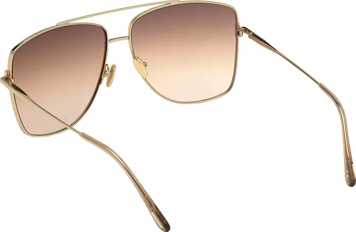 Reggie 61mm Gradient Aviator Sunglasses | Nordstrom