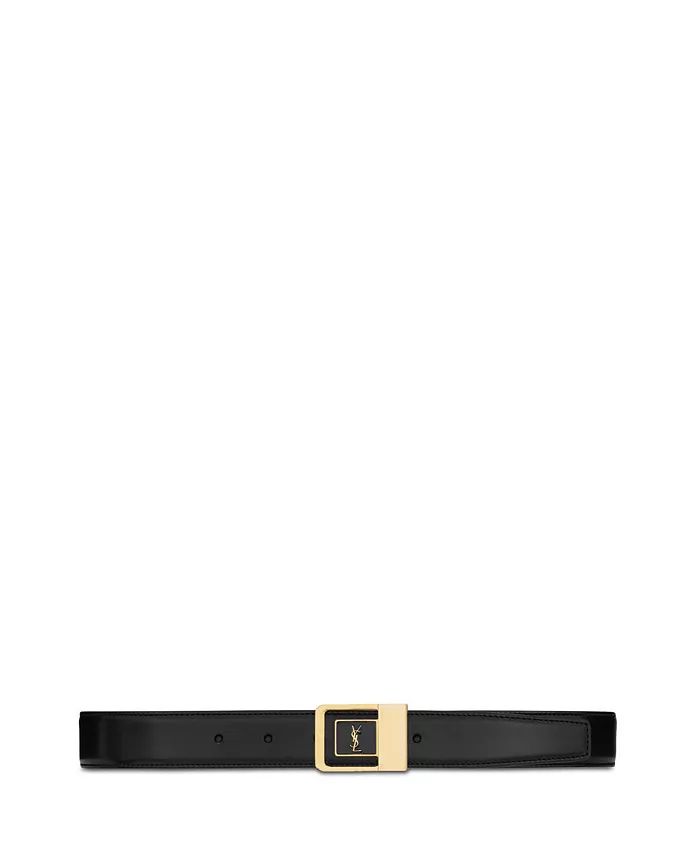 Female Buckle Belt in Lacquered Leather | Bloomingdale's (US)