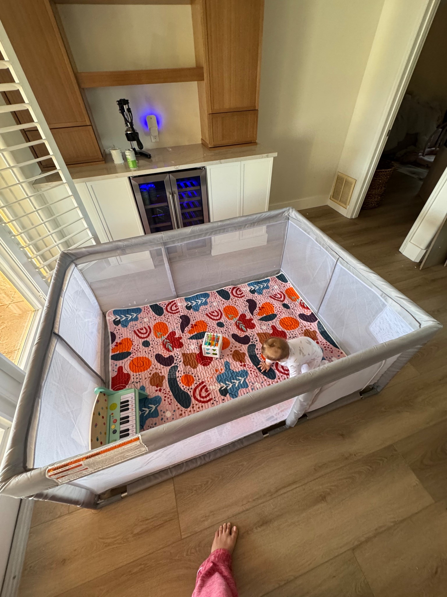 Many of you know we are under a pretty major house renovation, so I can’t exactly baby proof just yet- this play pen is how I’ve been able to keep Kensley safe while allowing her to be free to practice her new climbing and crawling skills! I definitely recommend this for babies on the move and even for tummy time, it has brought me so much peace of mind. 

#expecting #LTKmomma #LTKbaby #LTKtoddler #LTKregistry

#LTKFamily #LTKBaby #LTKBump