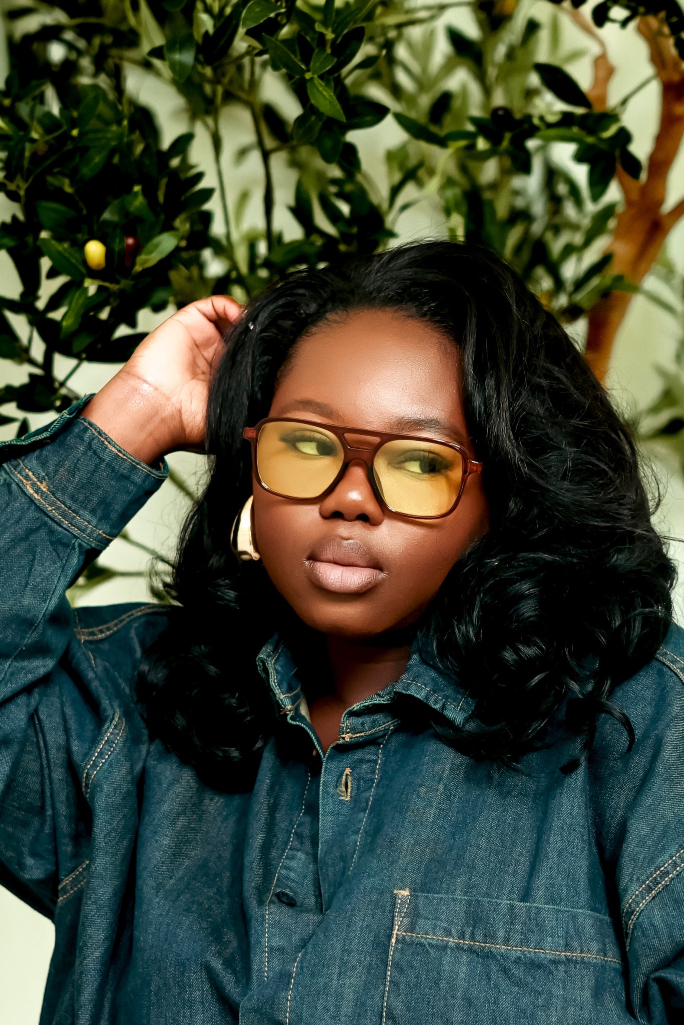 Yellow tint aviator 

#LTKstyletip #LTKsalealert #LTKover40