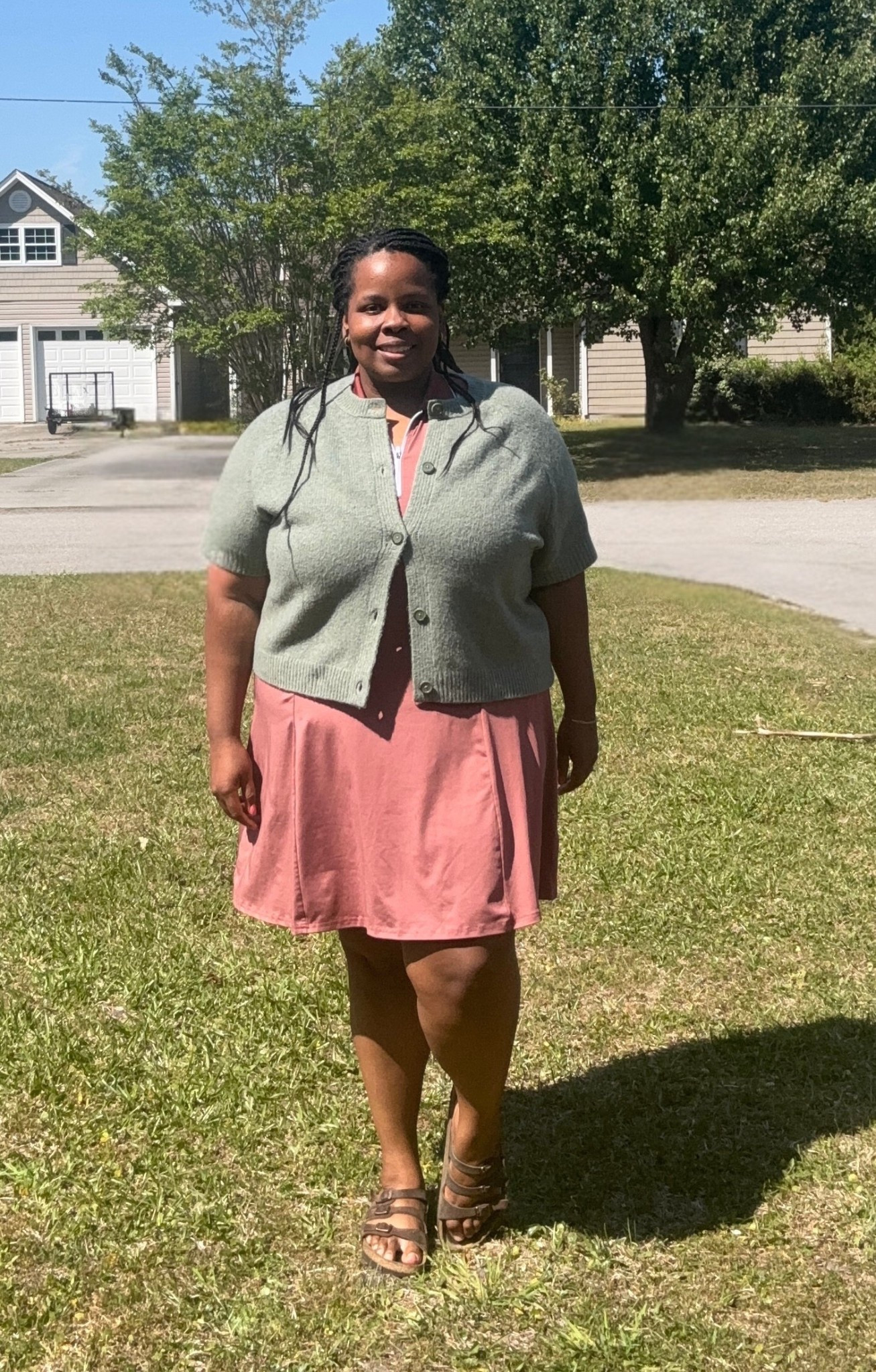 Easy #carpool car. An athletic dress with shorts and a cardigan because I’m always cold. My cardigan is sold out so I linked similar options!

#LTKPlusSize #LTKootd #LTKmomlife