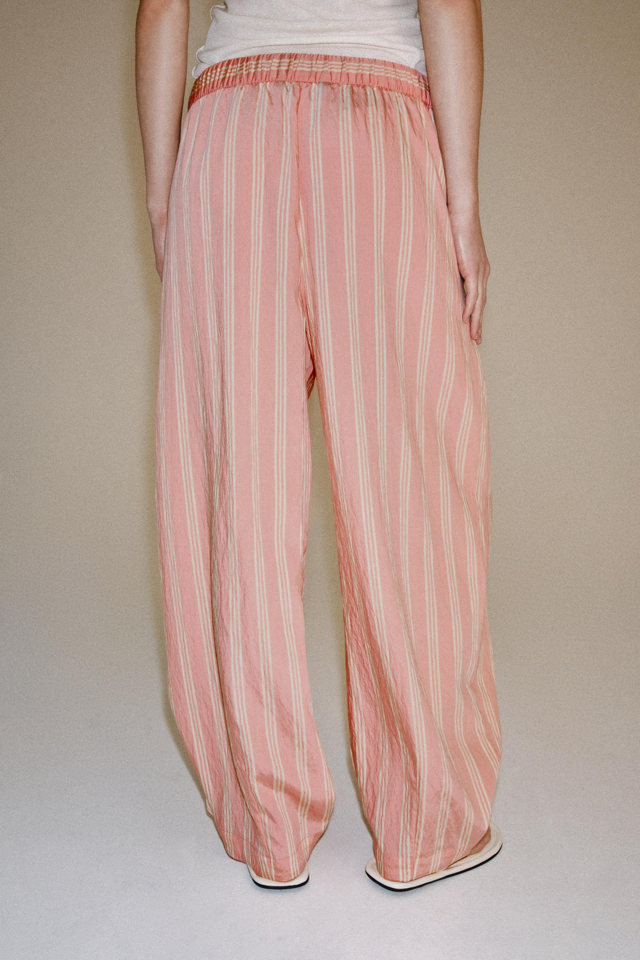 ZW COLLECTION STRIPED BALLOON PANTS | Zara US