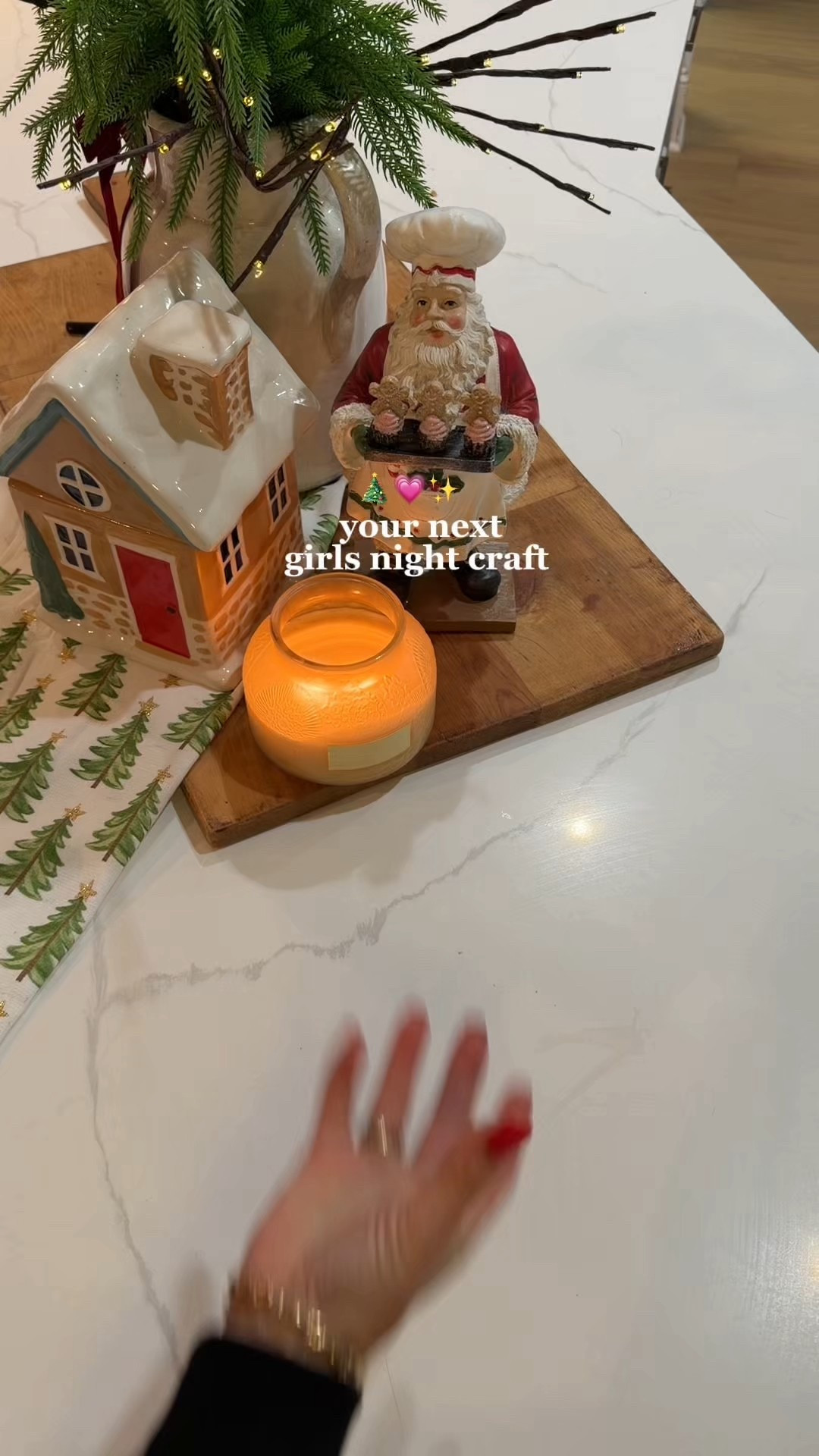 Christmas girls night craft idea holiday diy Amazon 