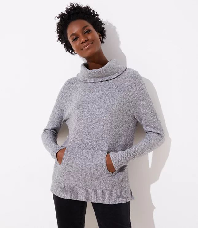 Turtleneck Pocket Sweater | LOFT | LOFT