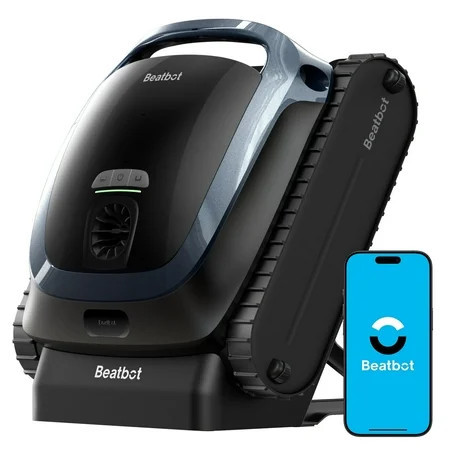 Beatbot AquaSense 2 Cordless Robotic Pool Vacuum Cleaner, Smart Surface Parking, Cleans Above & in-Ground Pools up to 3,230 Sq.ft - Blue | Walmart (US)