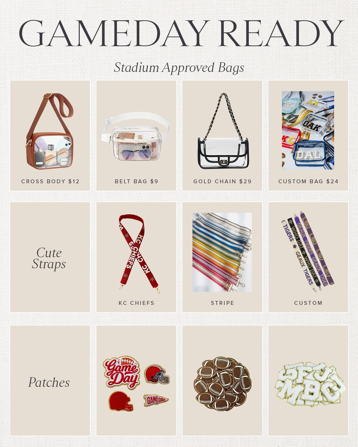 Gameday stadium bag ready 🏈 

Girls night diy
Craft
Football 
Fall

#LTKSeasonal