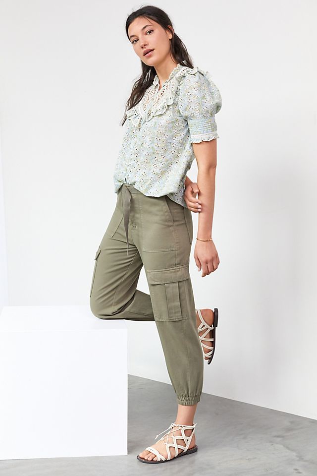 Twill Utility Joggers | Anthropologie (US)
