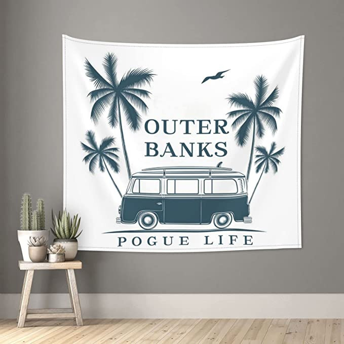XYYDS Outer Banks Tapestry Pogue Life North Carolina Wall Tapestry With Art Nature Home Decoratio... | Amazon (US)