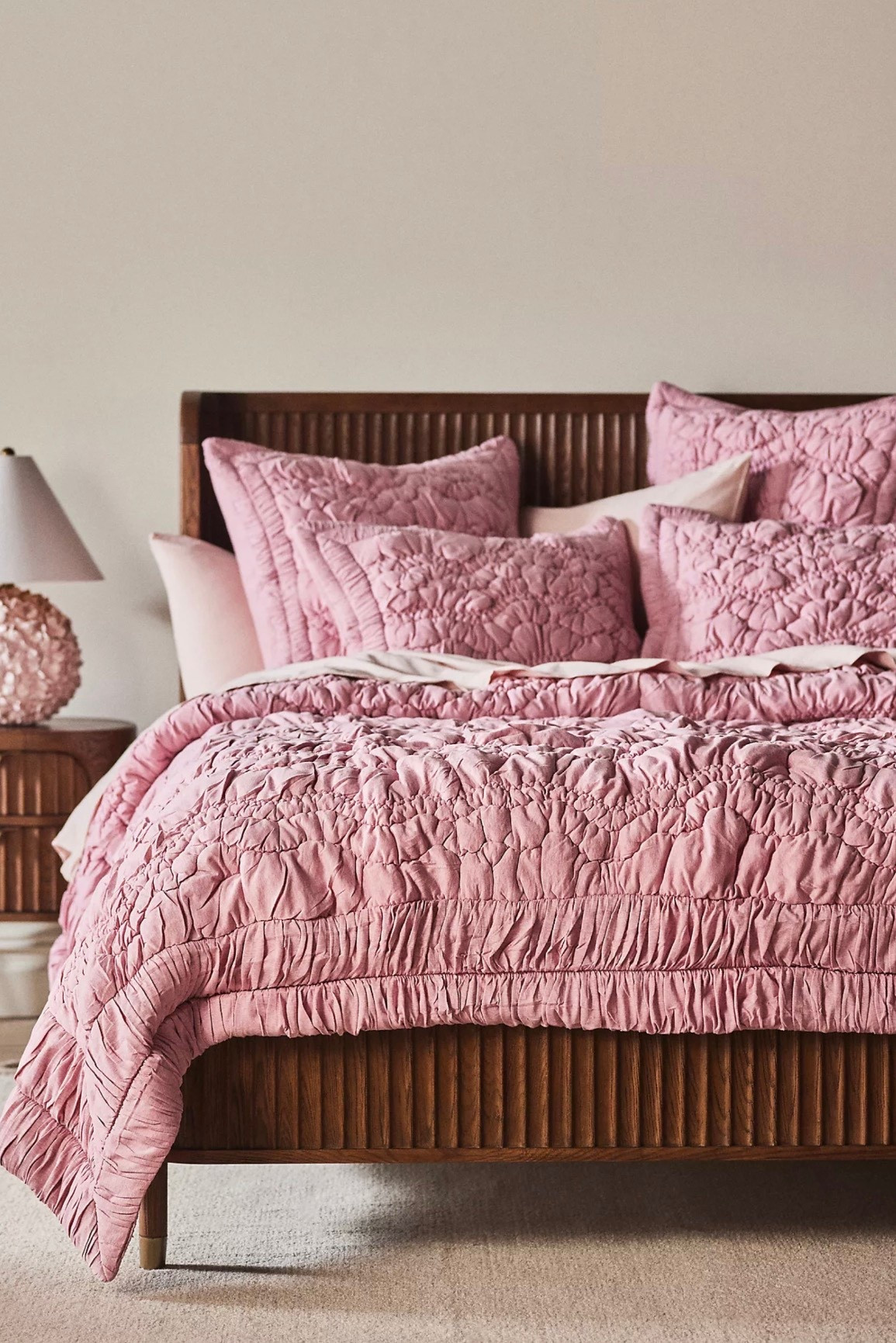 If your bedroom is ready for a refresh, start with the bedding 🌸 This Anthropologie quilt adds color, texture, and a cozy layered look that completely transforms the space without a full makeover. Check out the other colors too!

Anthropologie home, bedroom refresh, spring bedroom decor, quilted bedding, cozy bedroom, feminine home decor, layered bed styling, romantic bedding, cottagecore bedroom, bedroom refreshh

#LTKHome