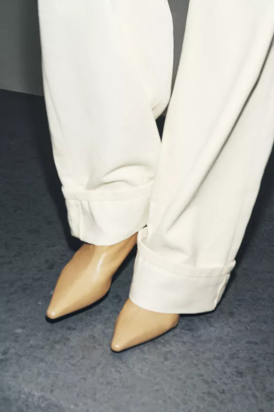 LEATHER HEELED ANKLE BOOTS | Zara US