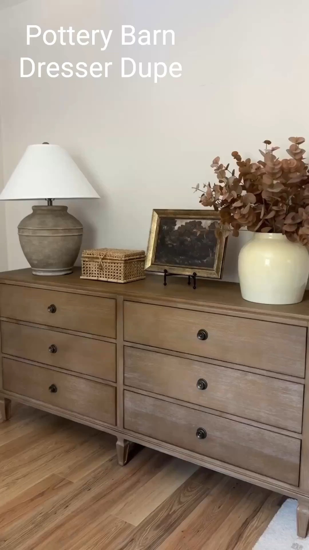 My Pottery Barn dresser dupe! Home decor dupe, dresser decor, bedroom furniture

#LTKHome #LTKSaleAlert #LTKSeasonal
