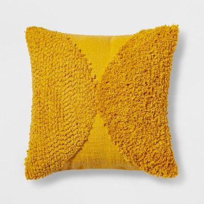 Tufted Half Circle Square Throw Pillow - Project 62™ | Target
