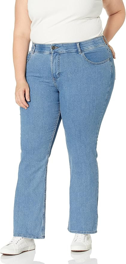 Riders by Lee Indigo Women's Plus Size Stretch No Gap Waist Bootcut Jean | Amazon (US)