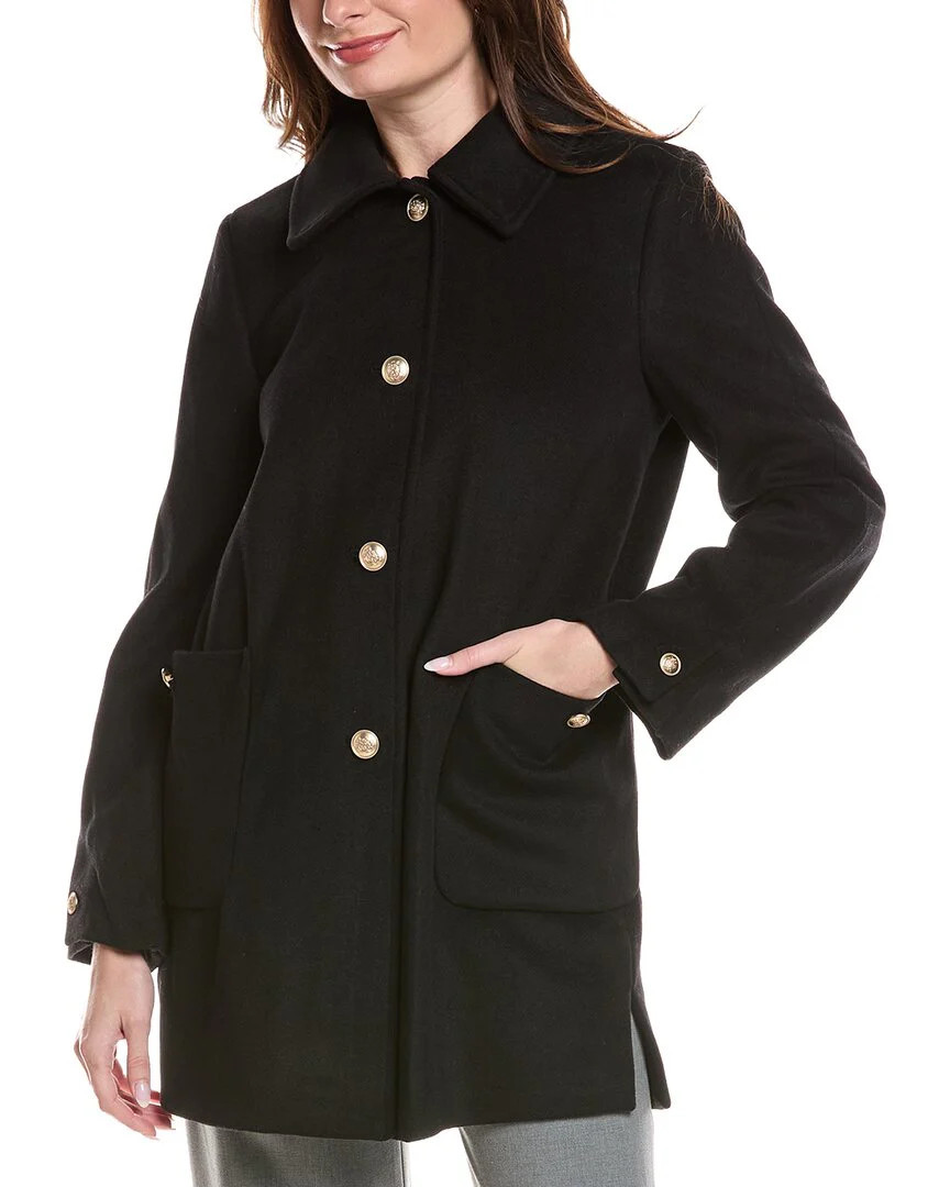 Tahari Paula Wool-Blend Coat | Shop Simon