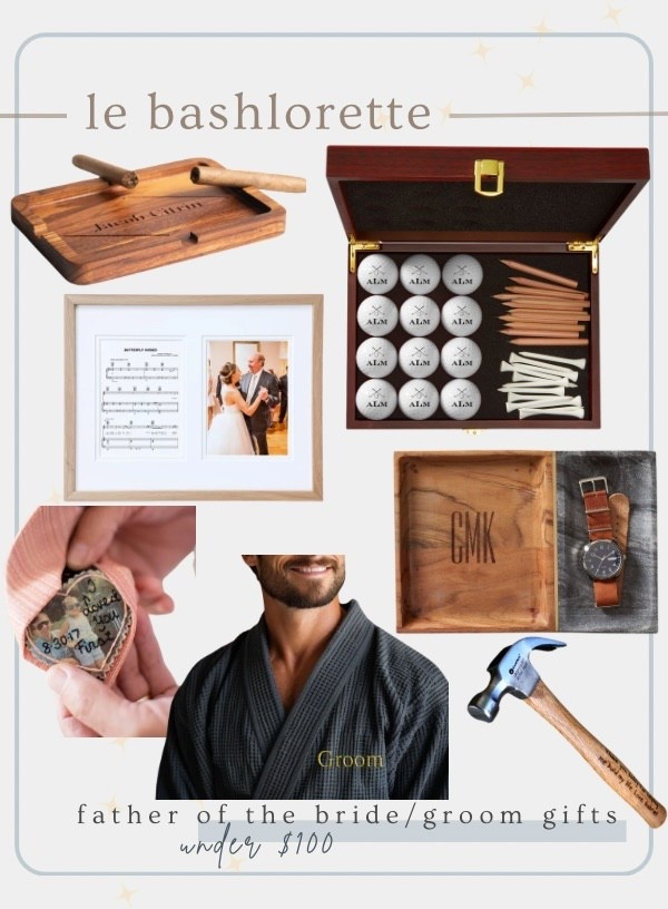 Father of the Bride / Father of the Groom gifts $100 or less! #tdlwedding #fatherofthebride #fatherofthegroom 

Follow my LTK @le_BASHlorette on the @shop.LTK app to view this post and get my exclusive app-only content!

#liketkit 
@shop.ltk
https://liketk.it/5fRT5