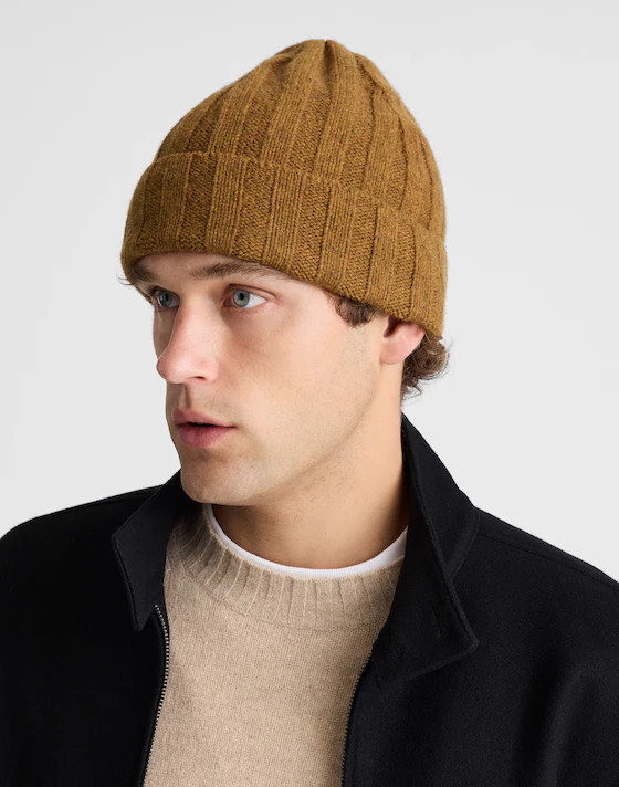 Ribbed Beanie in Heritage Merino Wool | Madewell