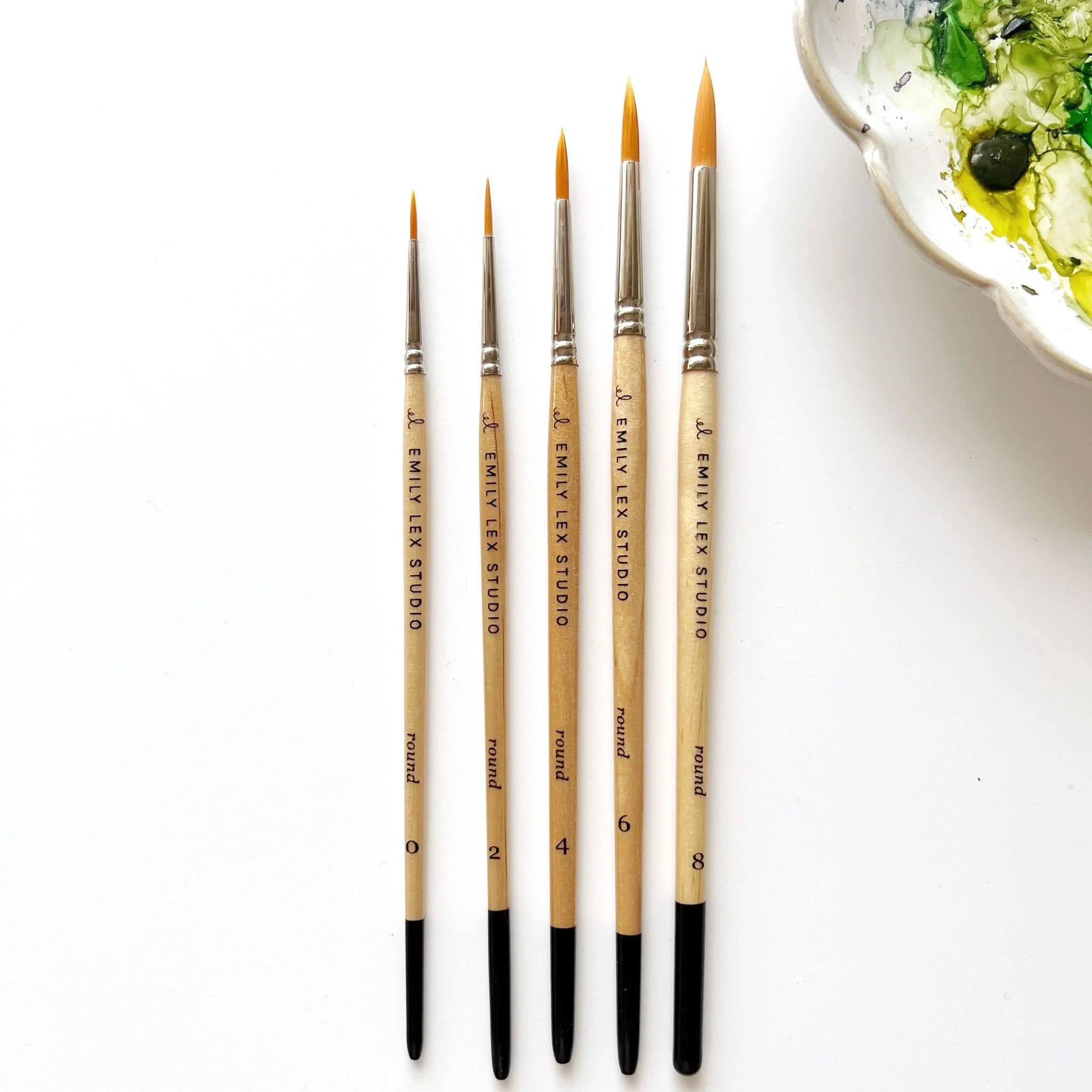 watercolor paintbrush set | Emily Lex Studio