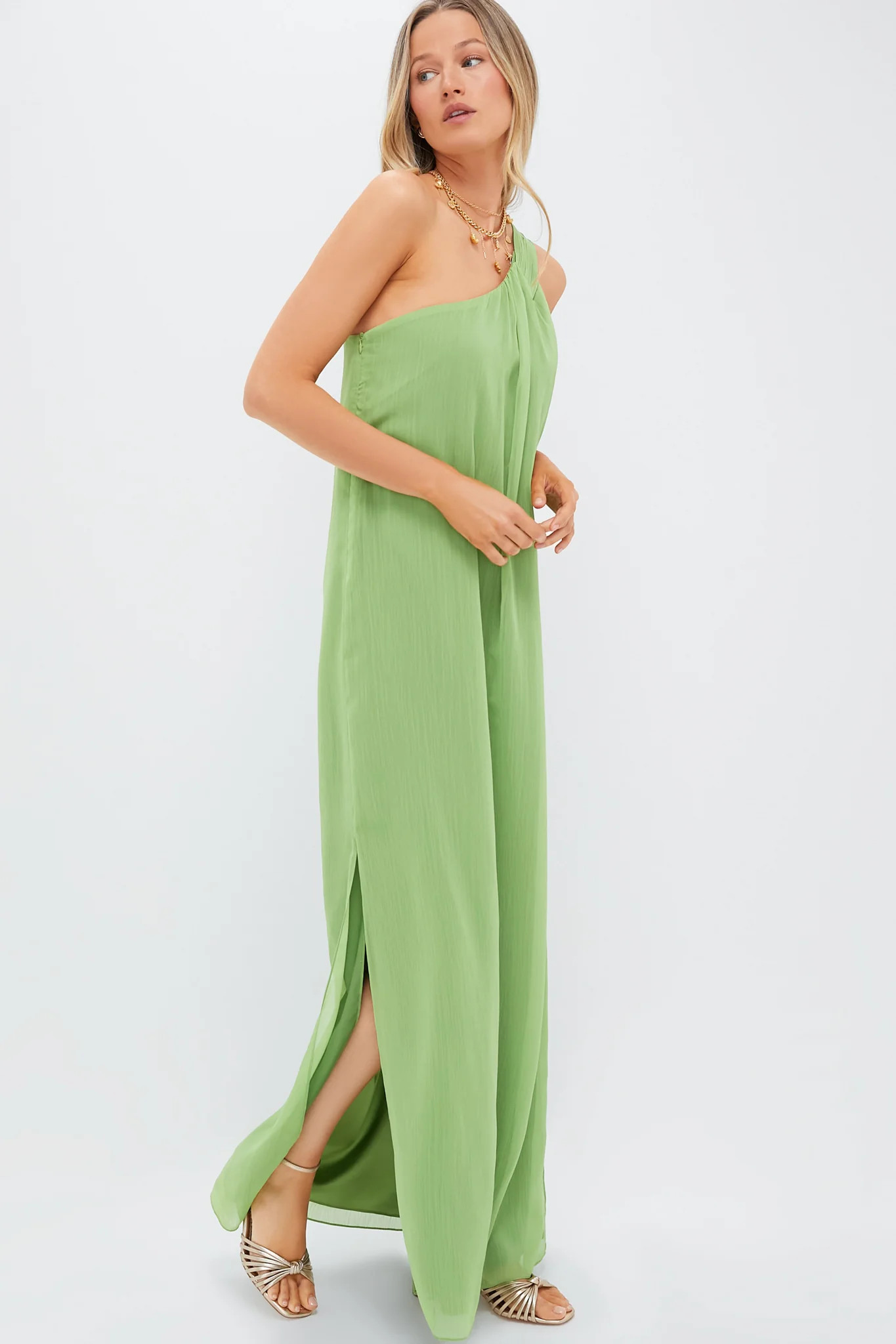 Pistachio Green Soleil Gown | Tuckernuck (US)