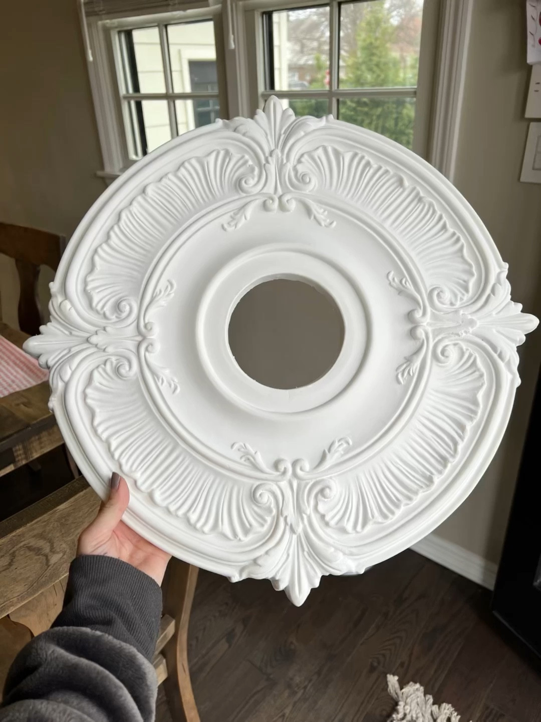 Ceiling medallion 

Add character and charm to your home.

#LTKHome #LTKFindsUnder50
