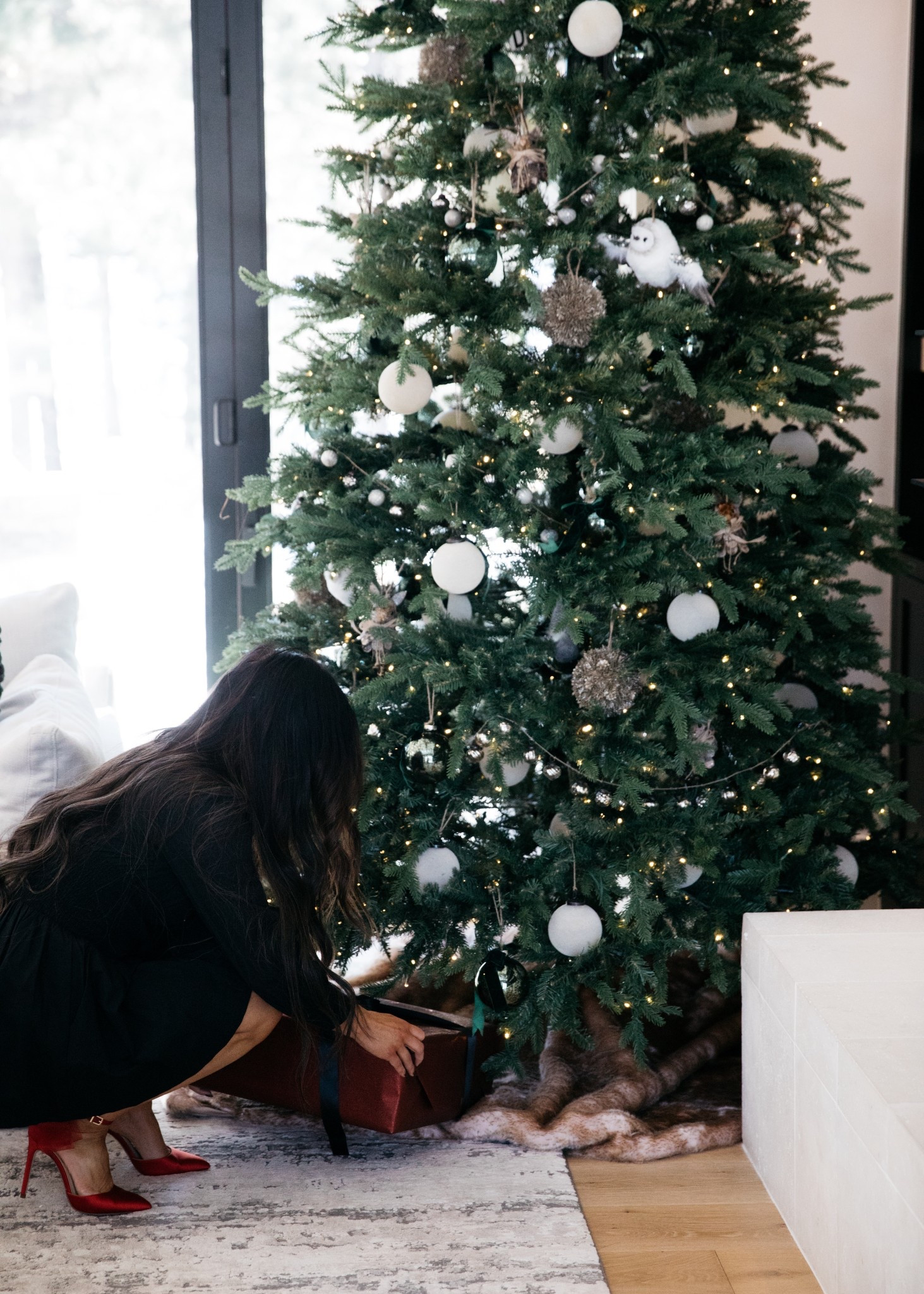 The faux fur tree skirt is such a cozy touch. I got new ornaments last year and went for a more natural texture and color palette. 

#LTKSeasonal #LTKStyleTip #LTKHome