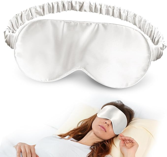 SilkDream 100% Mulberry Silk Sleep Mask Eye Mask for Sleeping 22 Momme Nature 6A Real Silk Gifts ... | Amazon (US)