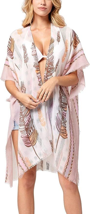 Conceited Premium Cover Up Kimono Cardigans for Women - Trending Prints | Amazon (US)