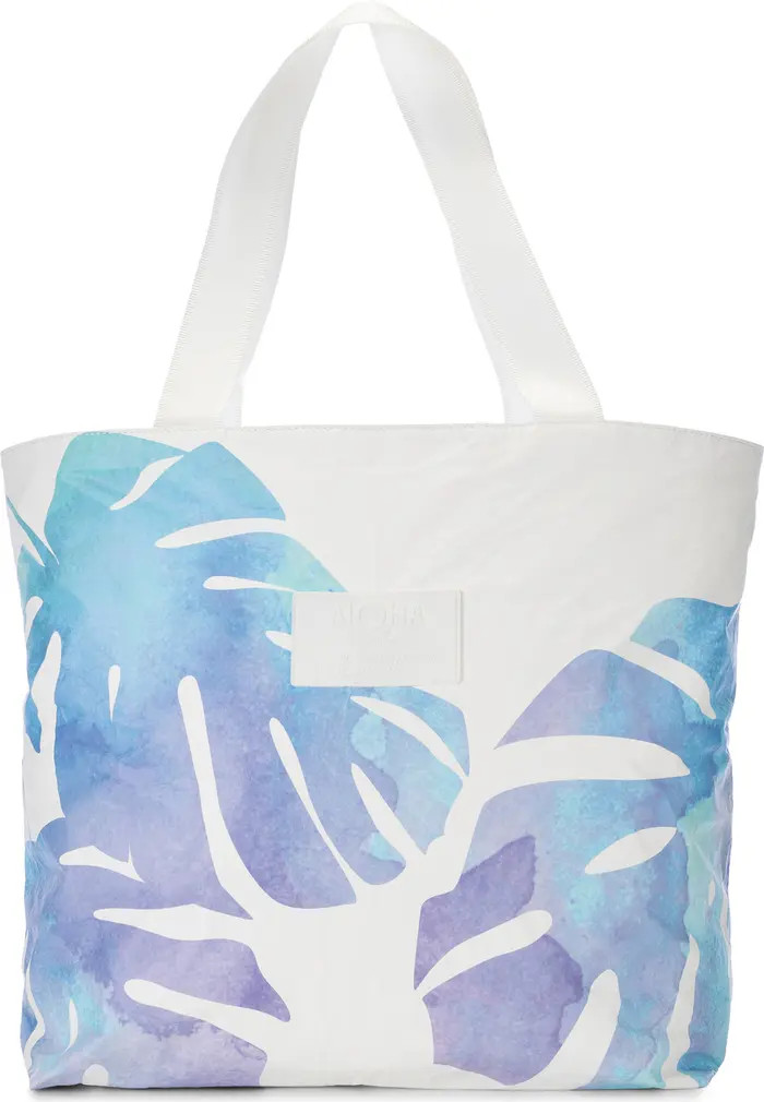 Aloha Collection Day Tripper Monstera Water Resistant Tyvek® Tote | Nordstrom | Nordstrom