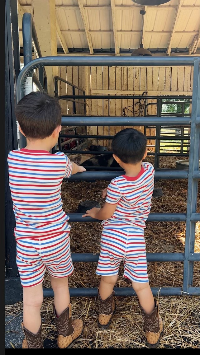 Boys matching pj ❤️🤍💙

#LTKFamily #LTKKids #LTKSaleAlert