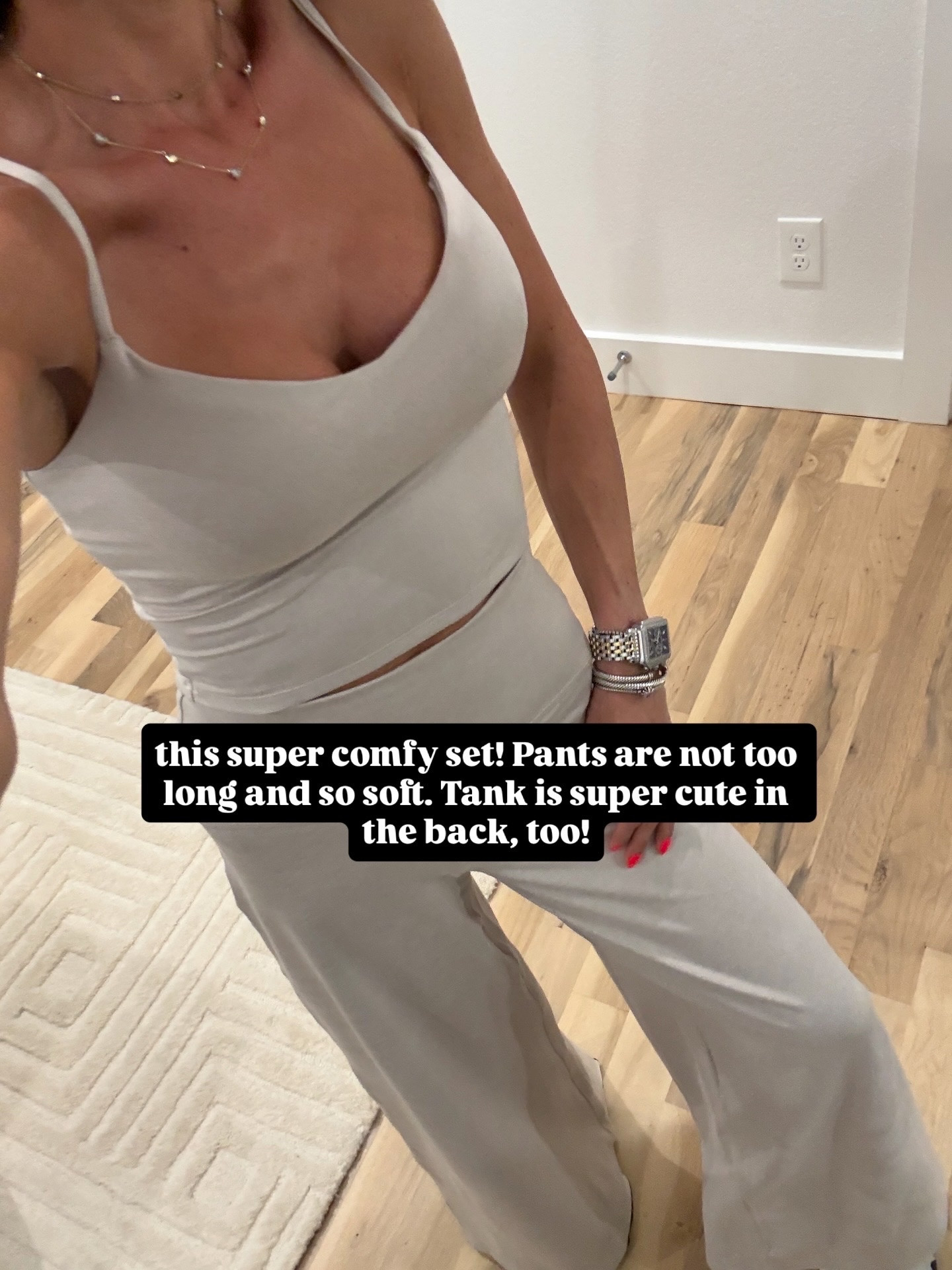 Super soft Matching set size xxs or xs pants xs matching cami tank 

#LTKgrwm #LTKootd #LTKPetite