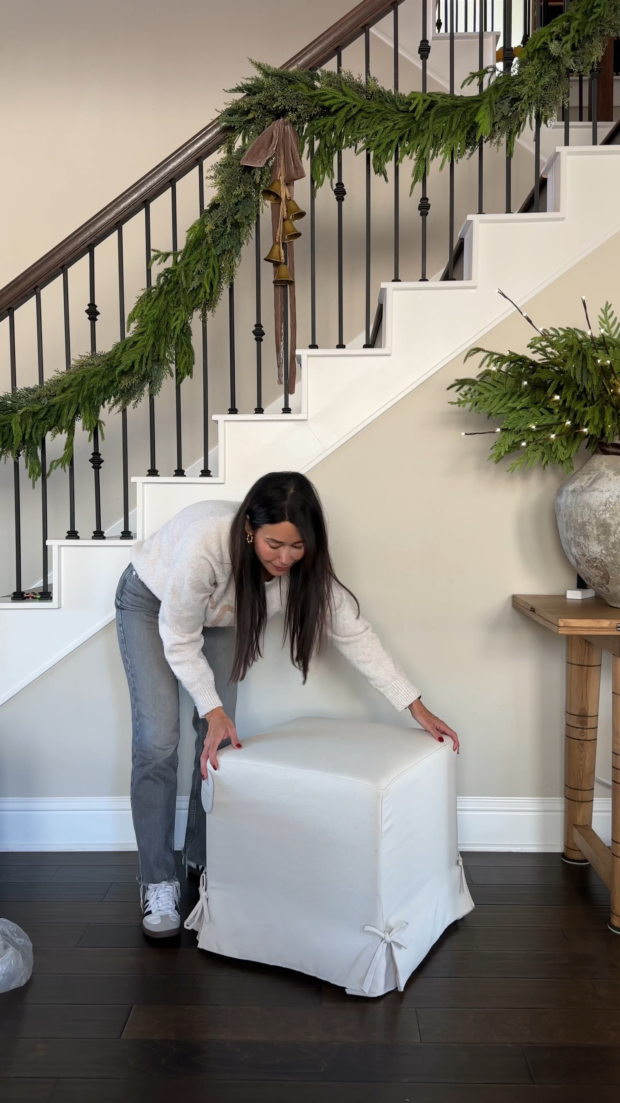 The cutest ottomans that have this bowl detail! Super affordable too from Target 

#LTKFindsUnder100 #LTKHome #LTKWatchNow