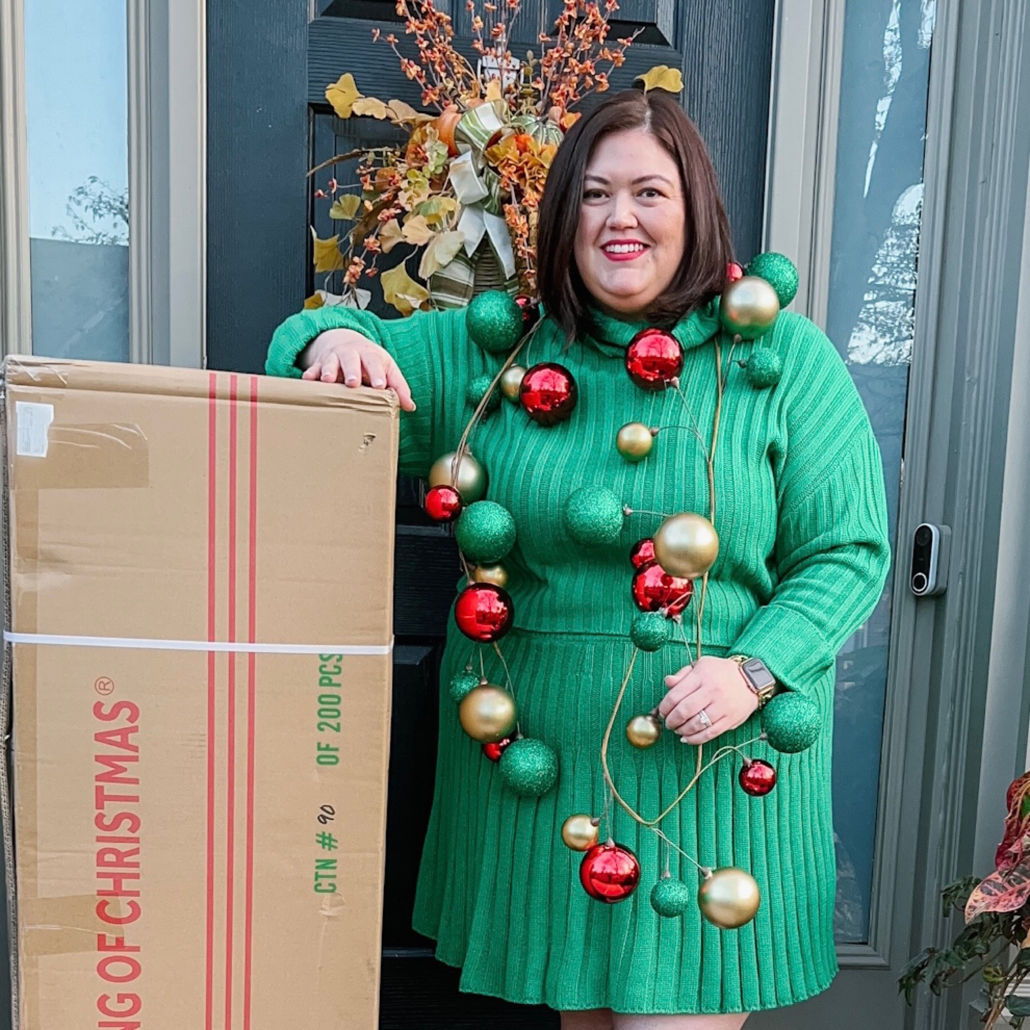 Even though I was using it as a prop instead of decoration here, I wanted to share this ornament ball garland. Ball garlands can be EXPENSIVE but this one was great quality and under $25! Other colors available  

#LTKhome #LTKHoliday #LTKSeasonal