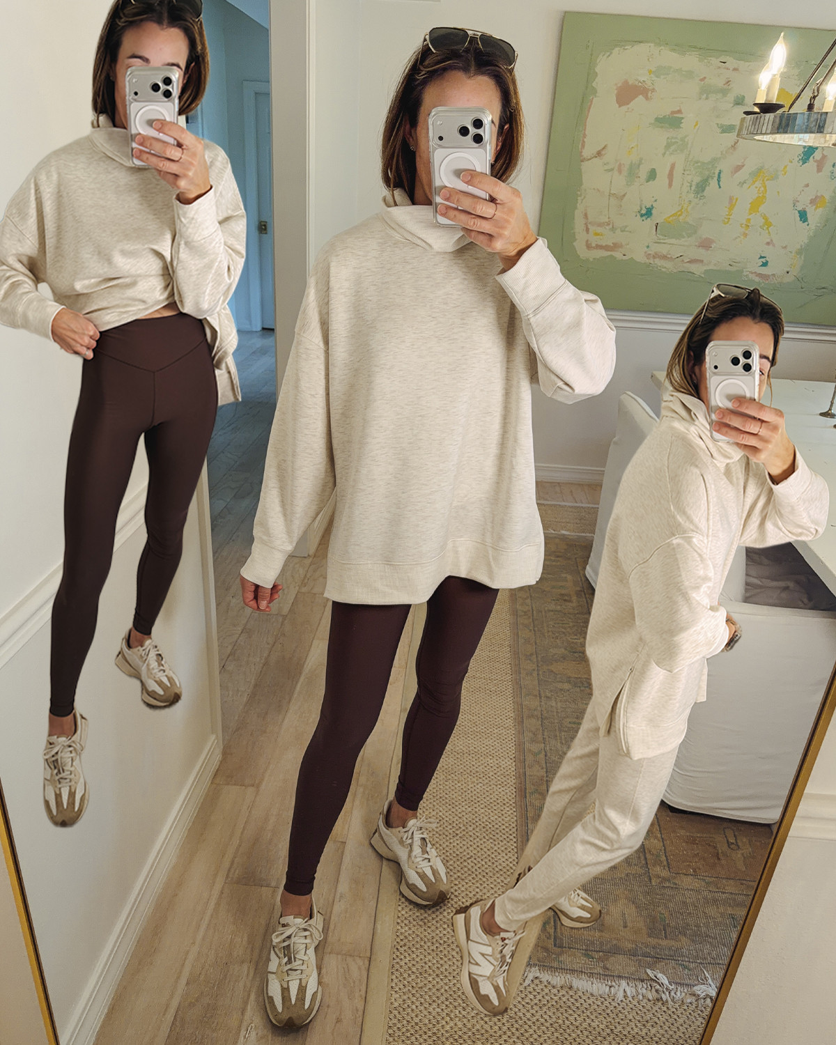  The target turtleneck pullover that is on a wear, wash, repeat cycle. There are matching jogger pants to create a perfect travel outfit. The leggings are hands down my most worn leggings. Target alo look for less. So similar to the alo airsculpt. Mom outfit idea. Mom drop off pick up outfit  

 