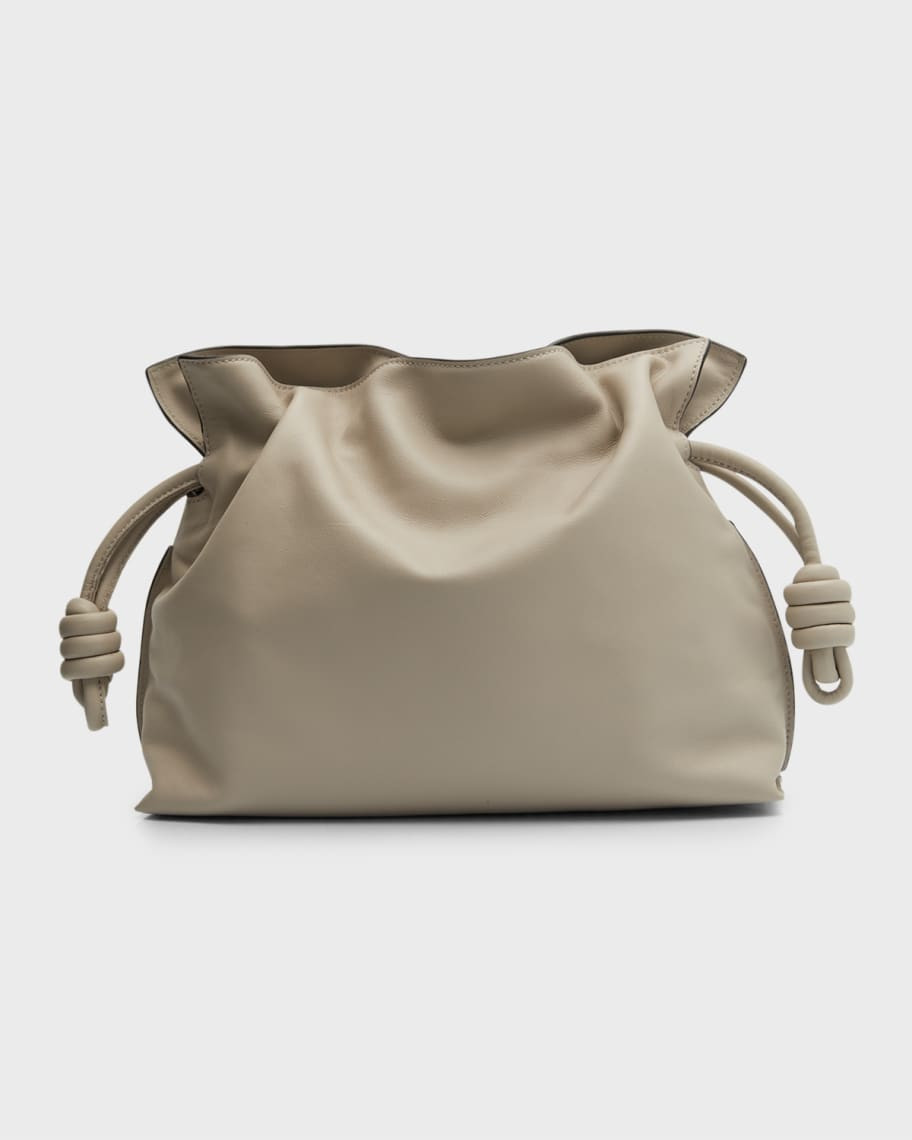 Loewe Flamenco Drawstring Knot Clutch Bag | Neiman Marcus