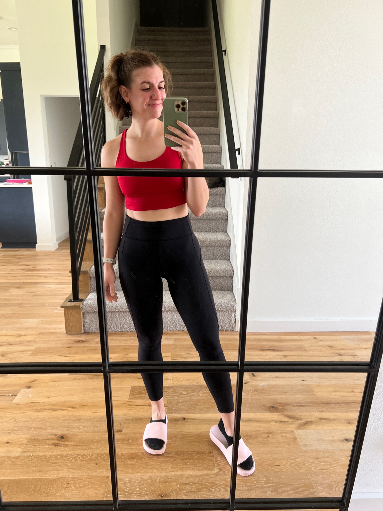 Today’s workout fit for indoor cycling 🚴🏼‍♀️

Bra top: size 8
Leggings: size 8
Slides: 8

#LTKfindsunder100 #LTKfitness #LTKActive