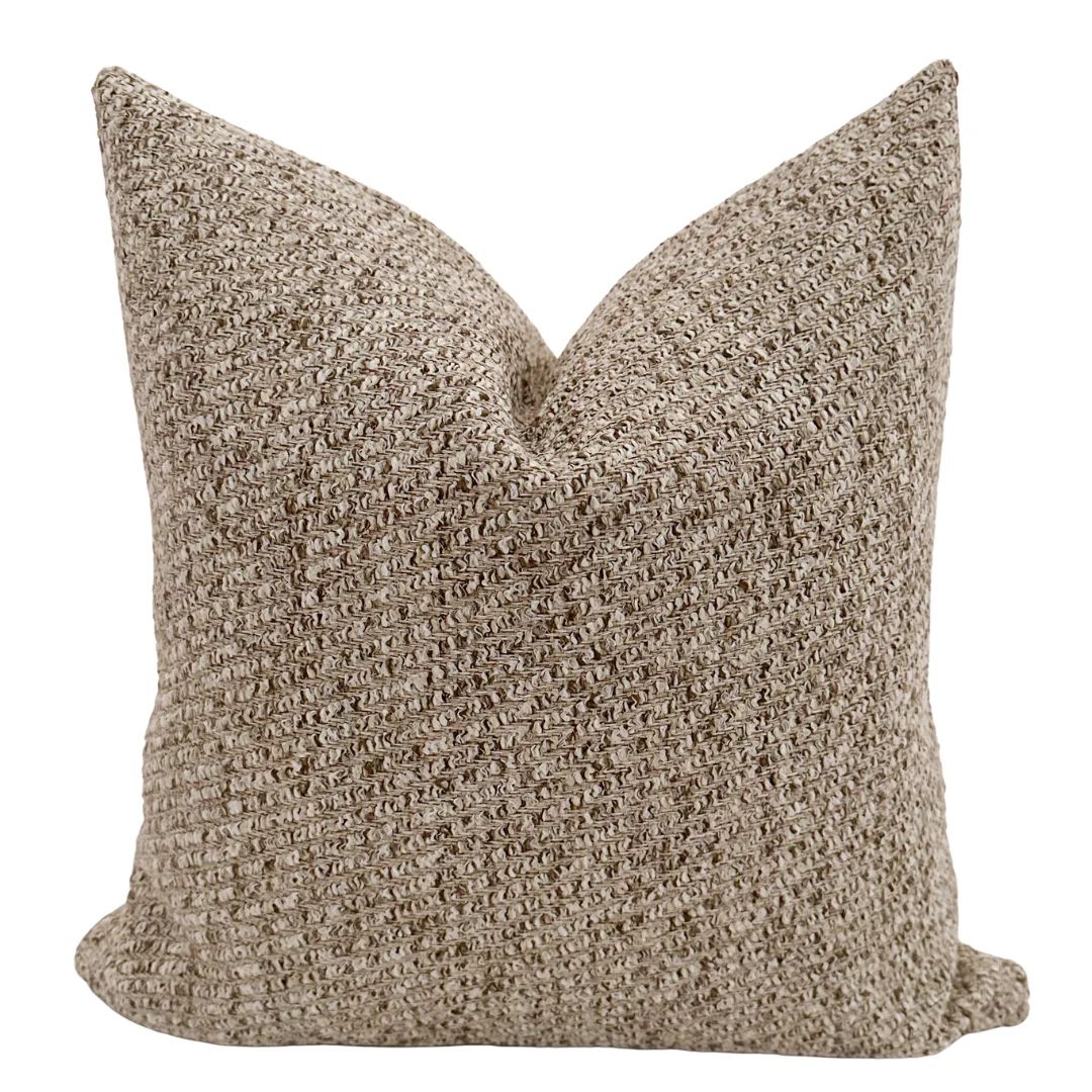 Sandstone Brown Pillow Cover | Hackner Home (US)