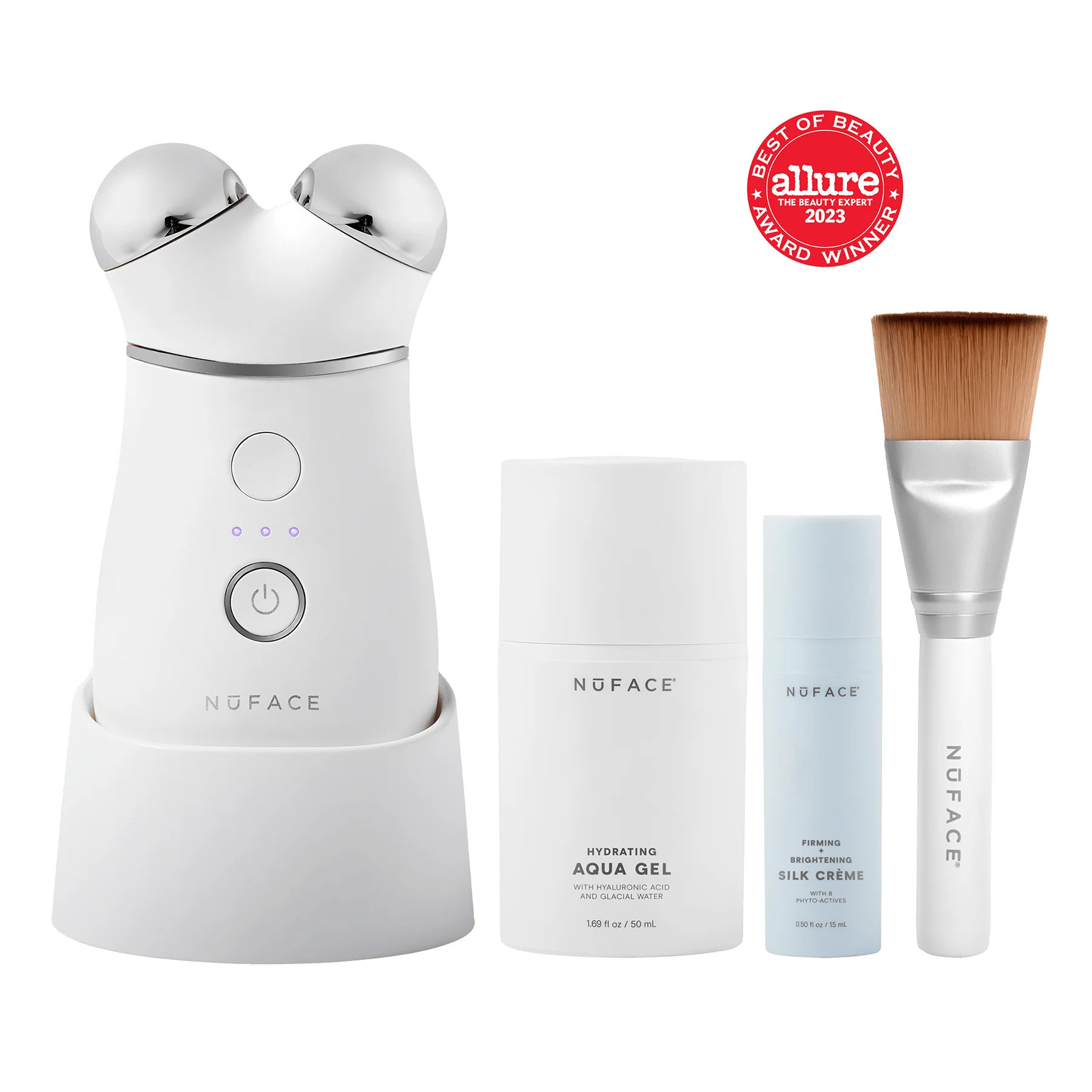 NuFACE TRINITY+® Starter Kit - Smart Advanced Facial Toning Device | Read Trinity Reviews + Buy | NuFace US