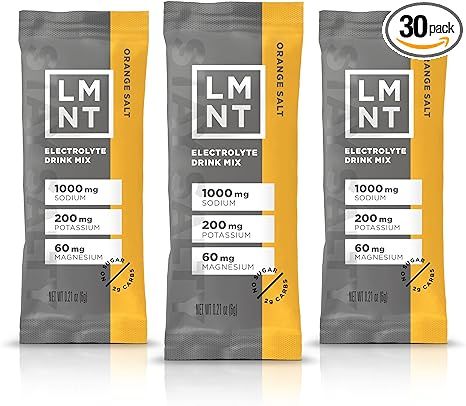 LMNT Keto Electrolyte Powder Packets| Paleo Hydration Powder| No Sugar, No Artificial Ingredients... | Amazon (US)