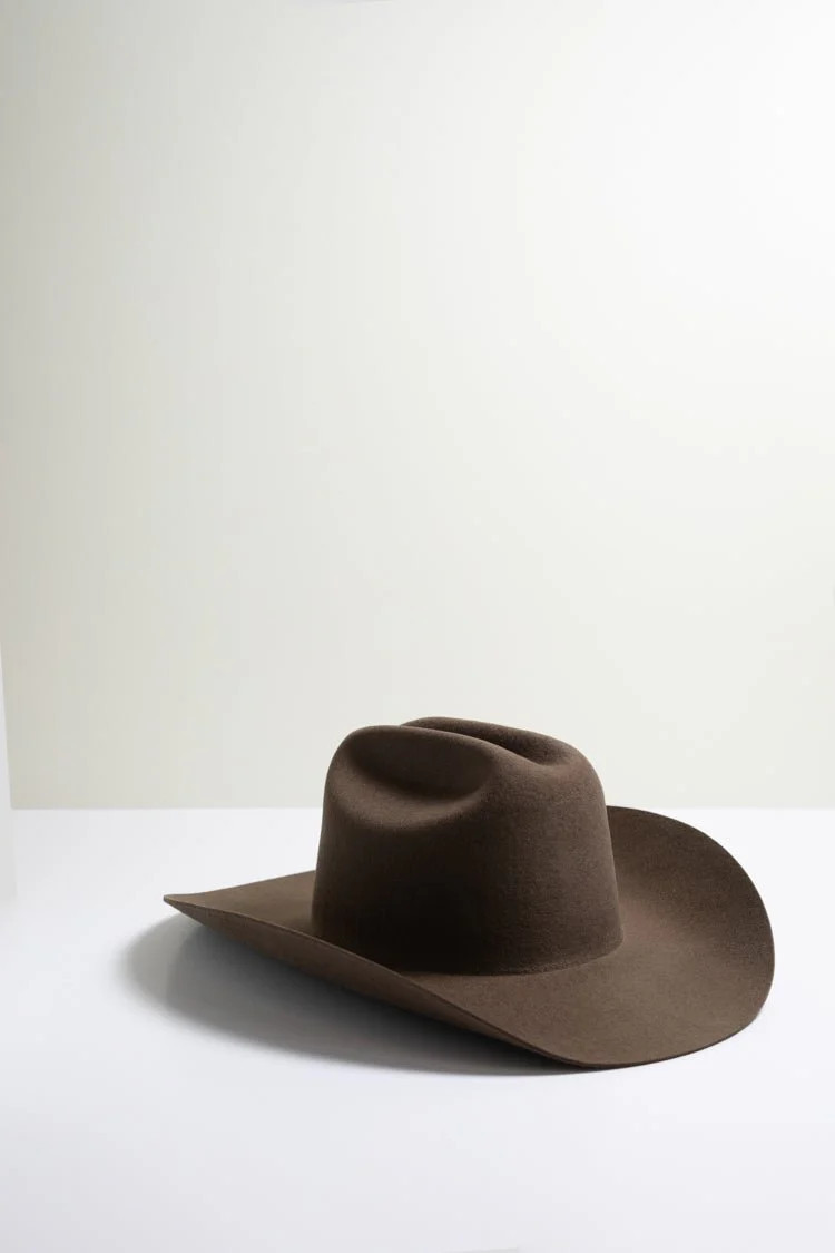 Rider Wool Cowboy Hat - Brown | Flea Style