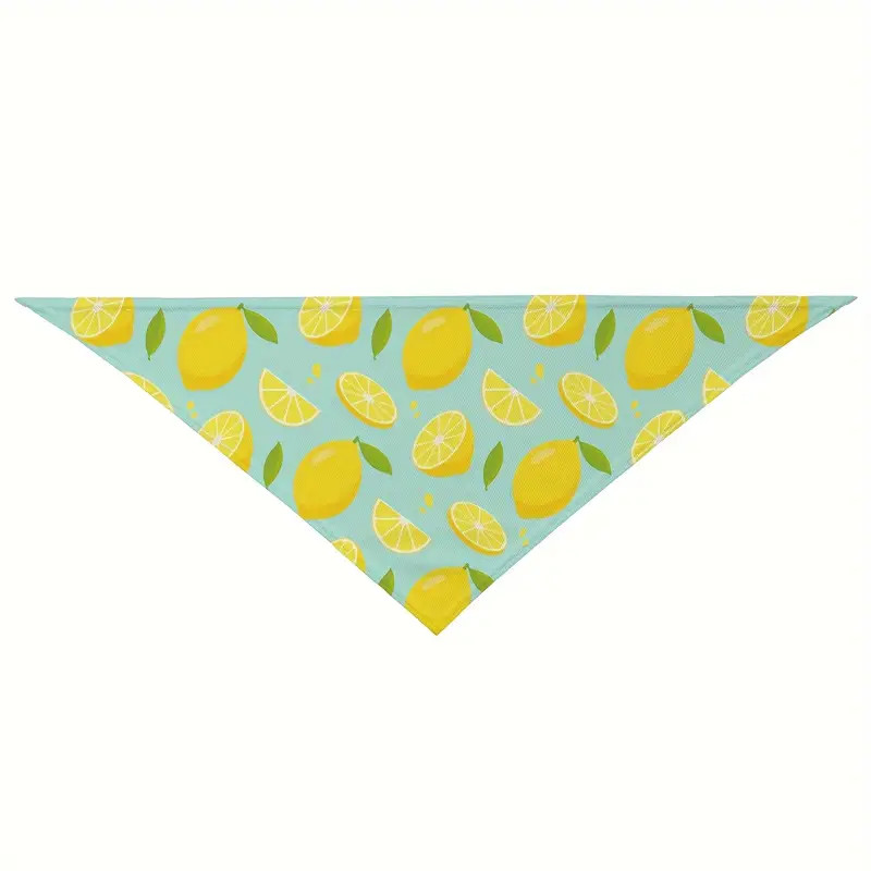 1pc Dog Bandana With Summer Lemon Print Pet Ornament Bandana Triangle Bib Adjustable Washable Dog... | Temu Affiliate Program